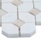 Msi Bianco Dolomite Crema Dotty Polished Marble Mesh-Mounted Mosaic Tile, Sample Size ZOR-MD-0249-SAM - alternate 4
